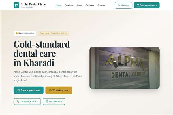 Alpha Dental Clinic — Kharadi, Pune