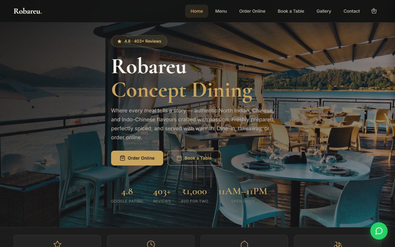 Robareu Concept Dining — Meerut Cantt
